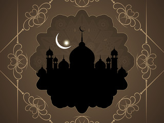 Elegant beautiful background design for Ramadan and Eid