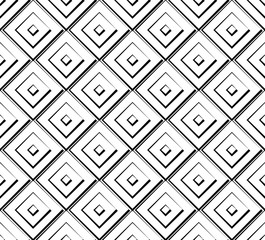 Leinwandbilder - Square pattern series. Seamlessly repeatable vector illustration