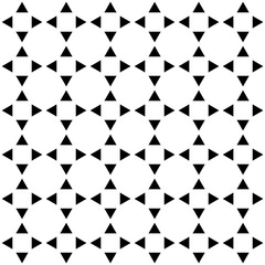Poster - Abstract vector pattern with triangles. Repeatable swatch.
