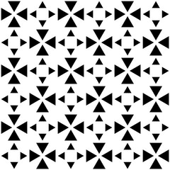 Aufkleber - Abstract vector pattern with triangles. Repeatable swatch.