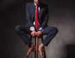 © Viorel Sima - Body of a business man sitting on a chair