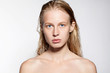 © deniskomarov - Woman without a make-up with perfect skin and long blond hair