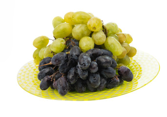 Poster - grapes in a plate