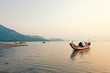 Wooden boats in Cau Hai lagoon, Pha Tam Giang, Hue, Vietnam 