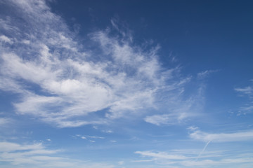 beautiful blue sky and cloud background