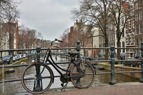 Naklejka - mata magnetyczna na lodówkę Amsterdam