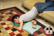 © theartofphoto - Drunk Man Resting on Couch with head on the Floor