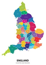 England Map With Regions