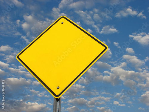 Blank Yellow Diamond Shaped Yield Sign Buy This Stock Photo And Explore Similar Images At Adobe Stock Adobe Stock