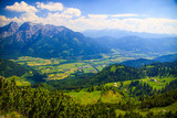 Fototapeta Mapy - Mountain landscape, Austria