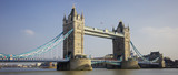 Fototapeta Londyn - Panoramic view of Tower Bridge