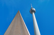 The famous Television Tower at Alexeanderplatz in Berlin, Germany