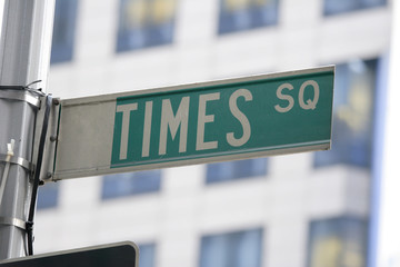 Times Square Street Sign New York