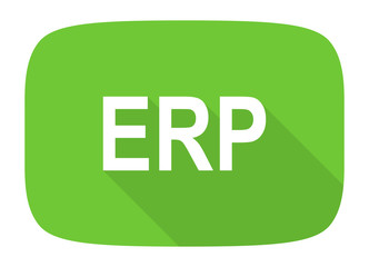 Aufkleber - erp flat design modern icon