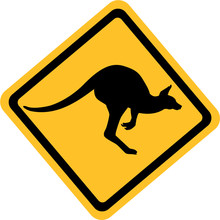 Australia Kangaroo Sign