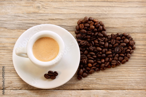 Caffè degli innamorati Canvas Print