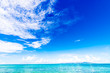 Sea, sky, landscape. Okinawa, Japan, Asia.