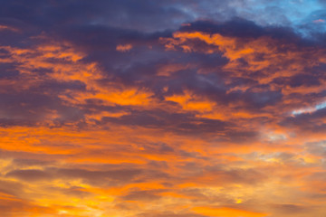Wall Mural - sky colors sunset