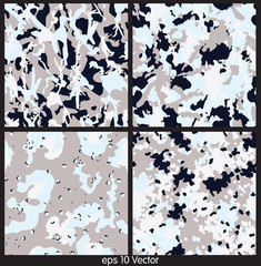 Wall Mural - seamless camouflage pattern vector