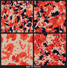 Wall Mural - seamless camouflage pattern vector