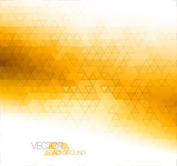 Poster - Abstract orange light template background