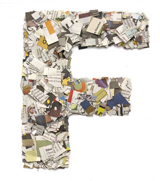 newspaper latter F