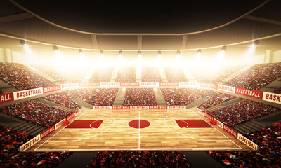 Poster - Basketball arena