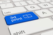 © marog-pixcells - Tastatur - 3d print - blau