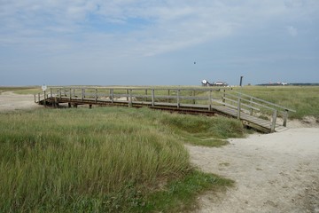 Brücke in s den Salzwiesen