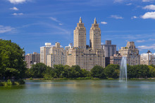 The Eldorado Luxury Apartment Building Seen From Central Park In NYC, USA