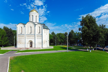 Cathedral of Saint Demetrius (XII c.) in Vladimir, Russia