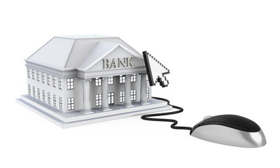 Wall Mural - Online Banking Illustration