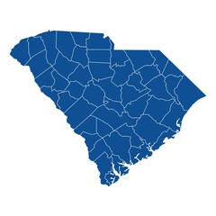 Map of South Carolina