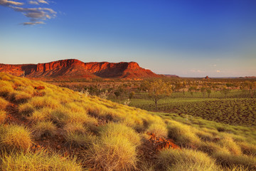 australian landscape in purnululu np, western australia