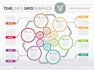 Web Template for circle diagram or presentation. Business concep