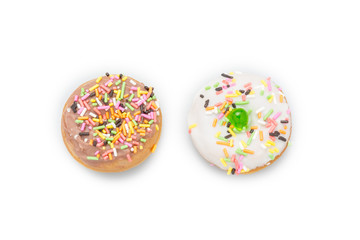 Wall Mural - Fresh homemade colorful donuts(mini size)