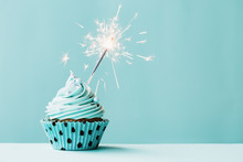Cupcake With Sparkler