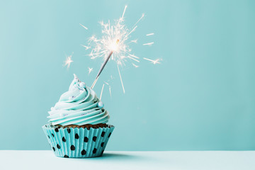 Poster - Cupcake with sparkler