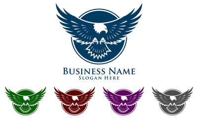 eagle, hawk, phoenix, vector, logo, design,