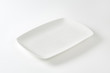 Rectangle white porcelain plate