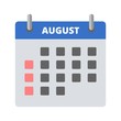 © sljubisa - Calendar icon August
