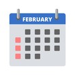 © sljubisa - Calendar icon February