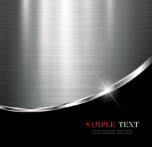 Elegant Metallic Background, Vector Design.