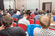 © elen31 - Speaker at Business Conference and Presentation. Audience at the conference hall