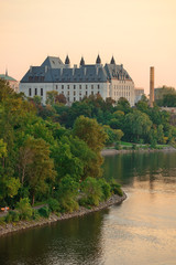 Wall Mural - Ottawa sunset