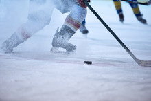 Ice Hockey Player In Action