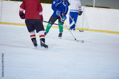 Fototapeta na szkło ice hockey sport players