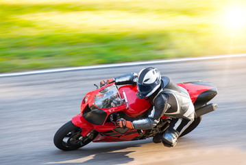 Wall Mural - Motorcycle rider