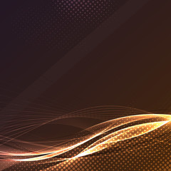 Wall Mural - Speed energy swoosh wave dynamic line