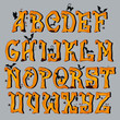 Spooky Halloween Font Capital Letters